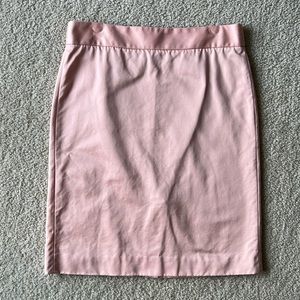 Pink pencil skirt